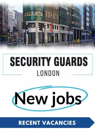 Work as a security guard, security officer, fresh job in London