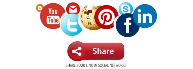 Share your link in Social Networks